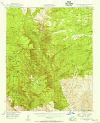 McFadden Peak 1949 topographic map thumbnail