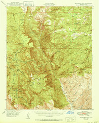 McFadden Peak 1950 topographic map thumbnail
