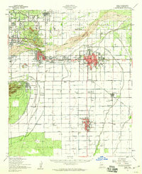 Mesa 1952 topographic map thumbnail