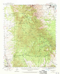 Mingus Mtn 1944 topographic map thumbnail