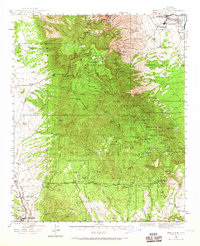 Mingus Mtn 1944 topographic map thumbnail