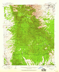 Mingus Mtn 1944 topographic map thumbnail