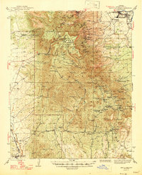Mingus Mtn topographic map thumbnail
