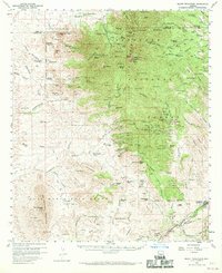 Mount Wrightson 1958 topographic map thumbnail