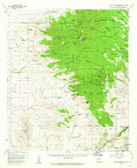Mount Wrightson 1958 topographic map thumbnail