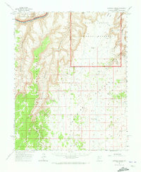 National Canyon topographic map thumbnail