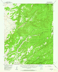 Nazlini 1955 topographic map preview