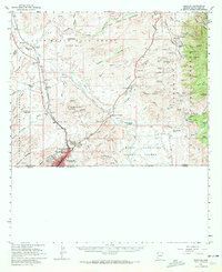 Nogales 1958 topographic map thumbnail