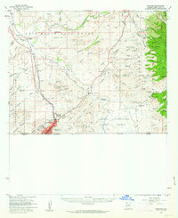 Nogales 1958 topographic map thumbnail