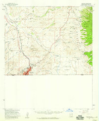 Nogales 1958 topographic map thumbnail