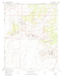 Oraibi 1966 topographic map thumbnail