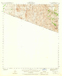 Oro Blanco 1942 topographic map thumbnail