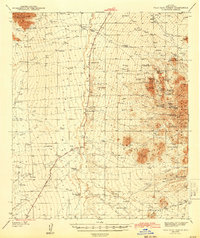 Palo Alto Ranch 1943 topographic map thumbnail