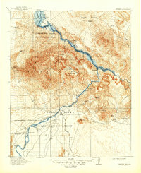 Parker 1911 topographic map preview