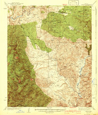 Payson 1942 topographic map thumbnail