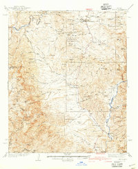 Payson 1942 topographic map thumbnail