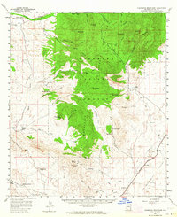 Pedregosa Mountains topographic map thumbnail