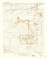 Petrified Forest 1912 topographic map thumbnail