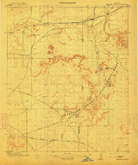 Petrified Forest 1912 topographic map thumbnail