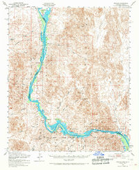 Picacho 1951 topographic map thumbnail