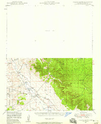 Picacho Butte 1947 topographic map thumbnail