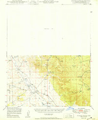 Picacho Butte 1950 topographic map thumbnail