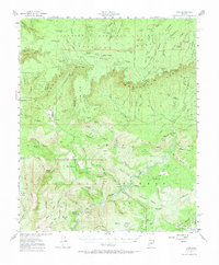 Pine 1952 topographic map preview