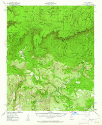 Pine 1952 topographic map preview