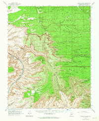 Powell Plateau 1962 topographic map thumbnail