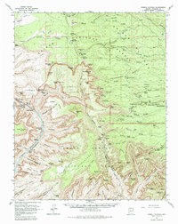 Powell Plateau 1962 topographic map thumbnail