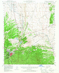Prescott 1947 topographic map thumbnail