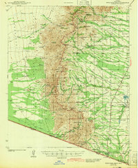 Presumido Peak 1943 topographic map thumbnail