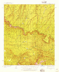 Promontory Butte 1934 topographic map thumbnail