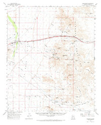 Quartzsite 1962 topographic map thumbnail