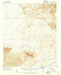 Red Bluff Mtn 1955 topographic map thumbnail