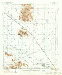 Red Rock 1947 topographic map thumbnail