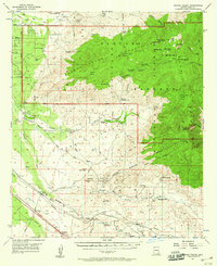 Rincon Valley 1957 topographic map thumbnail
