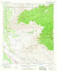 Rincon Valley 1957 topographic map thumbnail