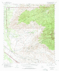 Rincon Valley 1957 topographic map thumbnail