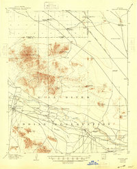 Sacaton 1907 topographic map preview