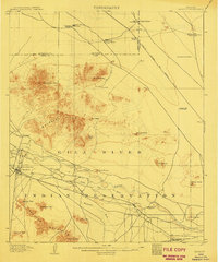 Sacaton 1907 topographic map thumbnail