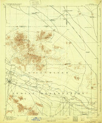 Sacaton 1907 topographic map thumbnail