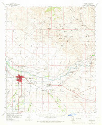 Safford 1960 topographic map thumbnail