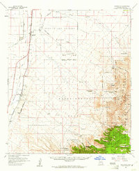 Sahuarita 1958 topographic map thumbnail