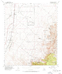 Sahuarita 1958 topographic map thumbnail