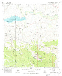 San Carlos Reservoir 1962 topographic map thumbnail