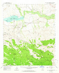 San Carlos Reservoir 1962 topographic map thumbnail