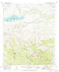 San Carlos Reservoir 1962 topographic map thumbnail