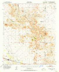 San Simon 1950 topographic map thumbnail