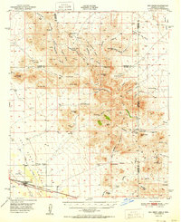 San Simon 1951 topographic map thumbnail
